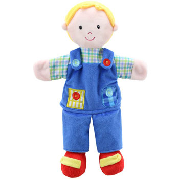 The Puppet Company® Boy in Green Outfit Story Teller Puppet