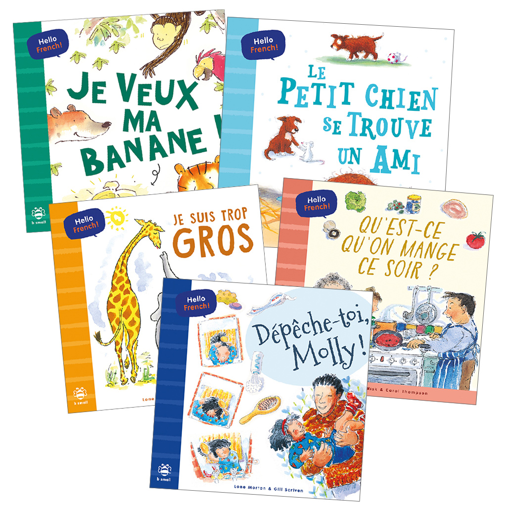 Hello French: Story Book 5 Book Bundle