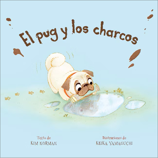 El pug y los charcos