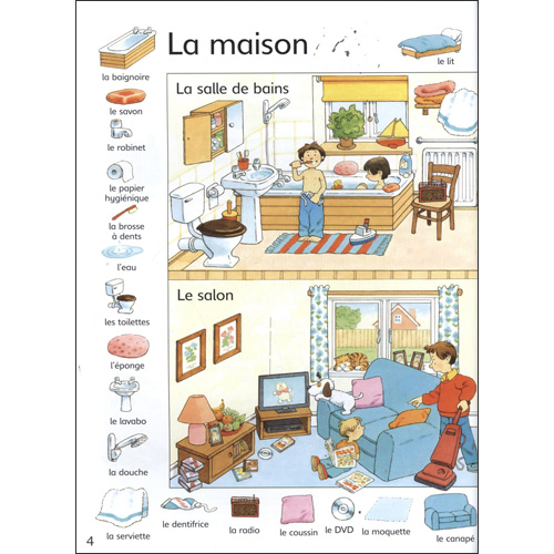 Usborne First Thousand Words in French - Little Linguist
