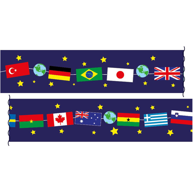 international flags border