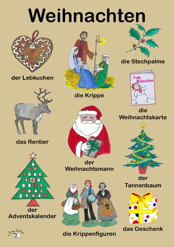 Poster (A3) - Weihnachten - Little Linguist