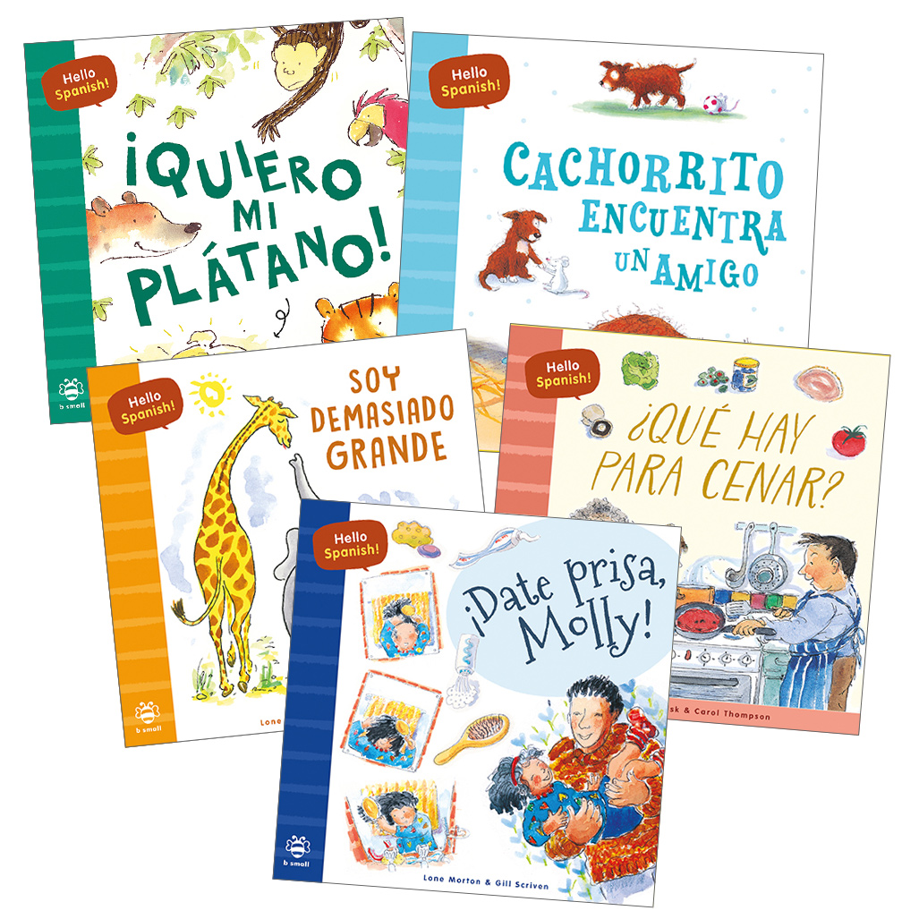 Hello Spanish: Story Book 5 Book Bundle